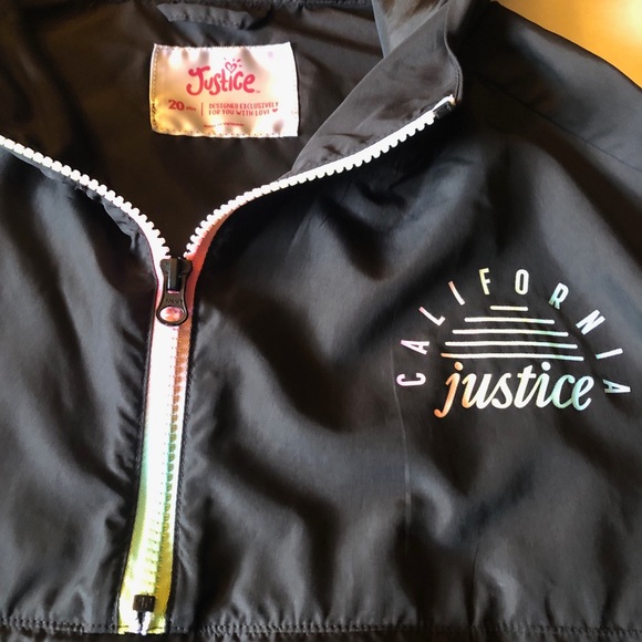 Justice Other - 🌴 Justice Windbreaker/Jacket size 20